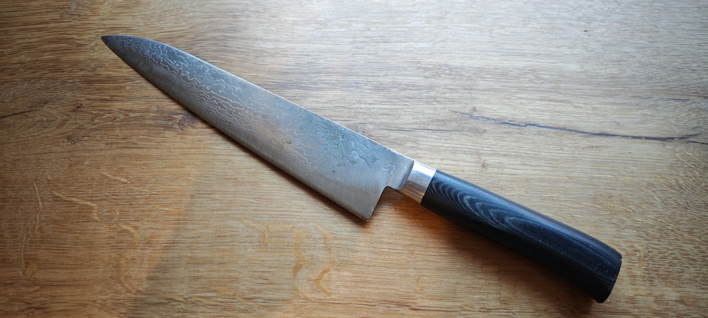 240mm Tamahagane SAN Kyoto 63 Layer-Damascus Japanese Gyuto Knife