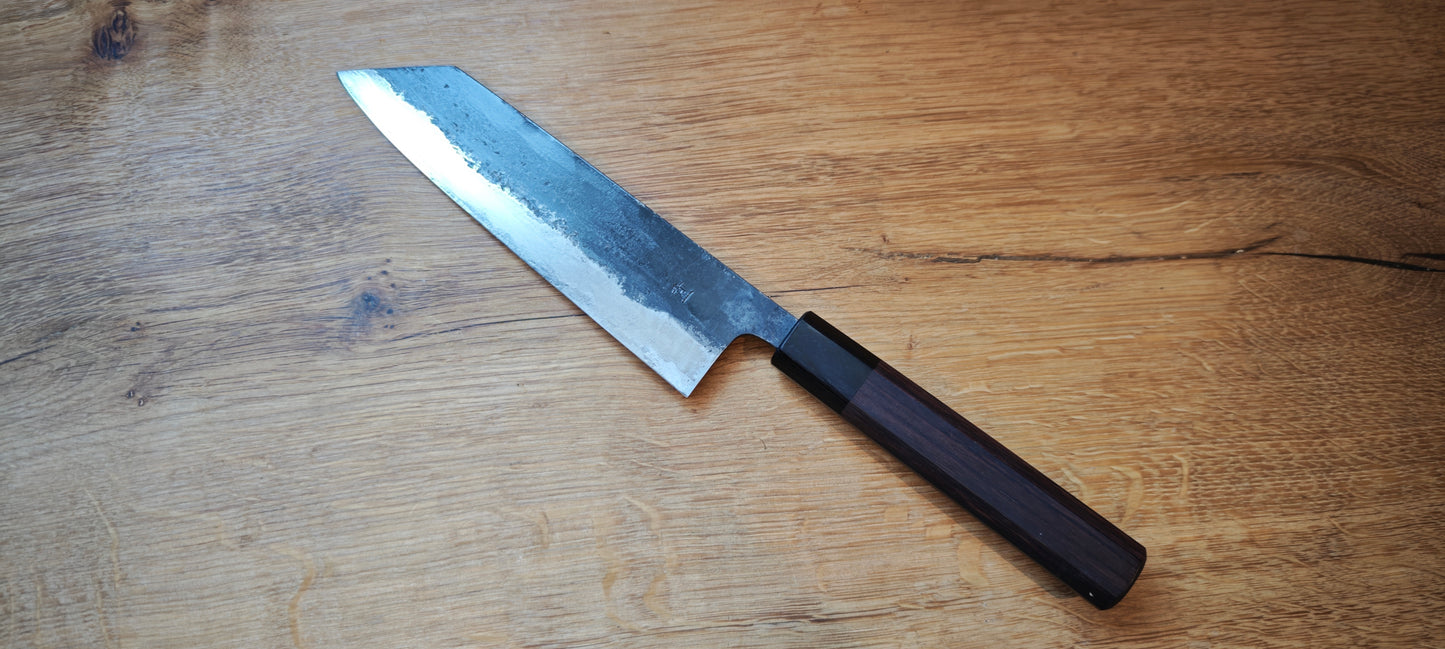 180mm Japanese Blue Steel No1 Santoku