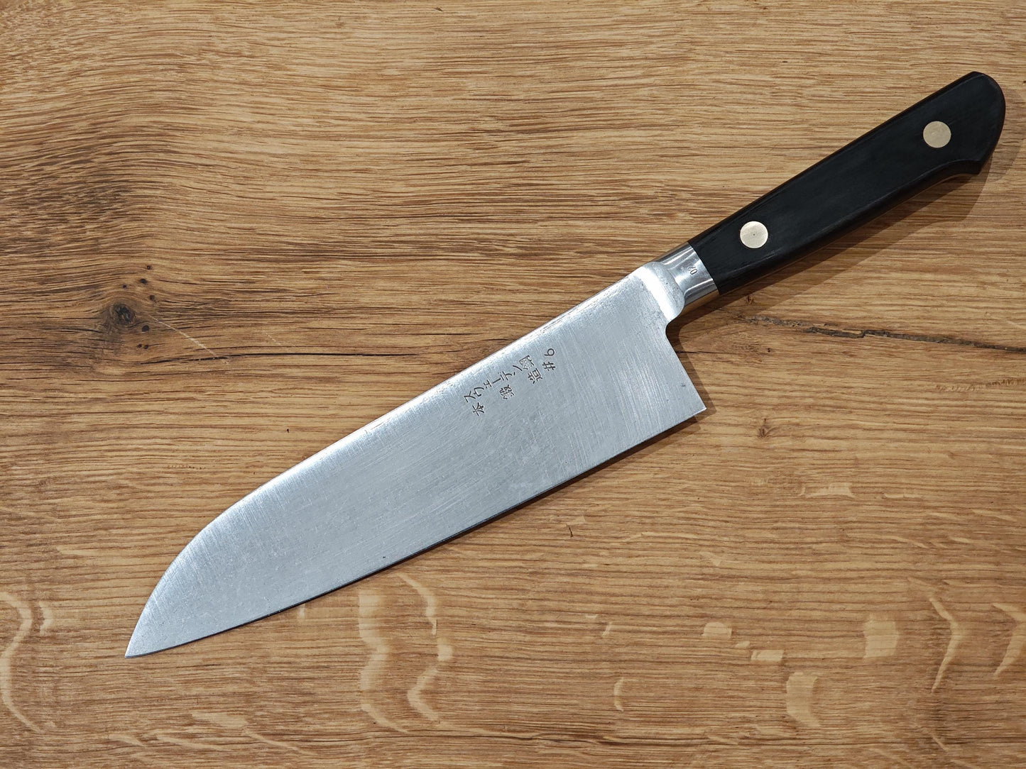 180mm Kiya Swedish Carbon steel Santoku