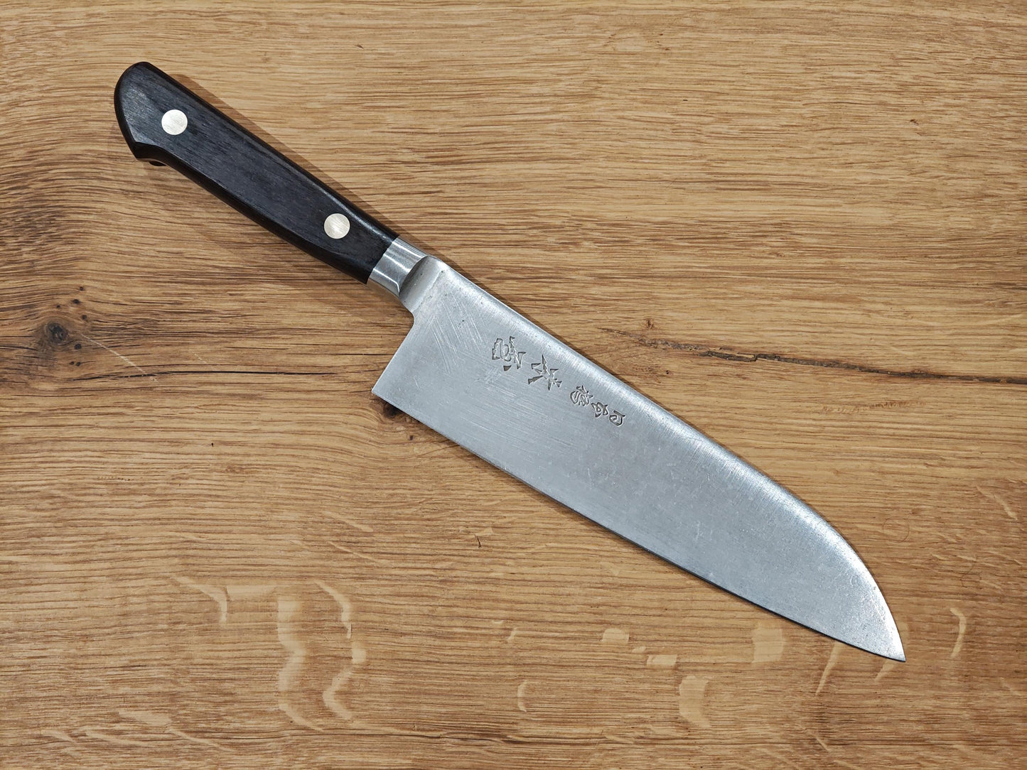 180mm Kiya Swedish Carbon steel Santoku