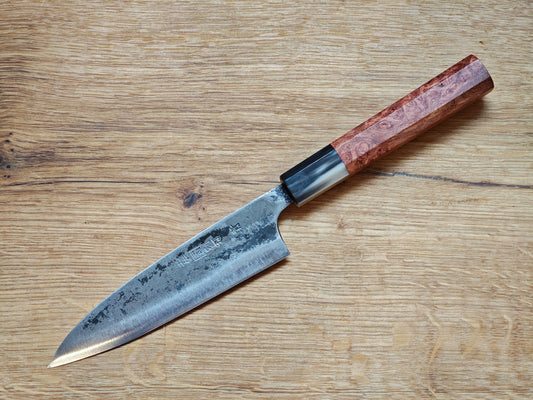 140mm Japanese Blue no2 Steel Mini Santoku