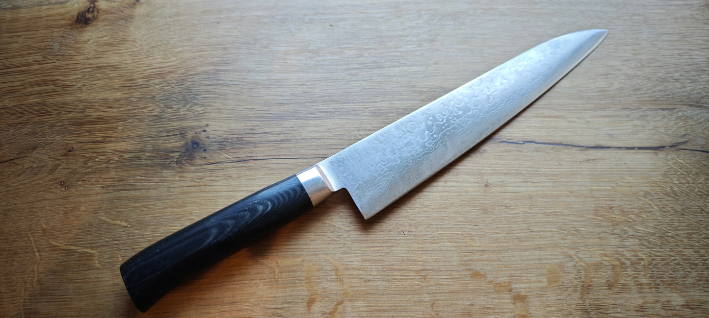 240mm Tamahagane SAN Kyoto 63 Layer-Damascus Japanese Gyuto Knife