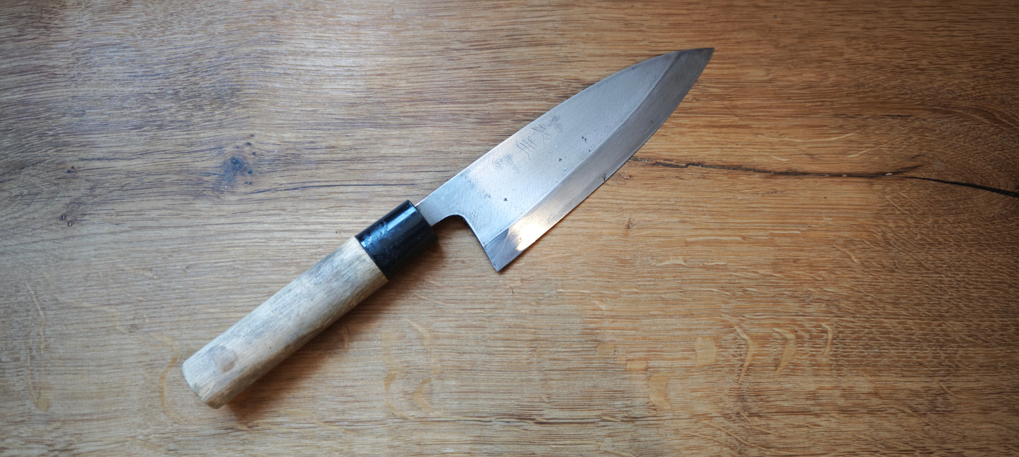 155mm Japanese White no2 steel Deba