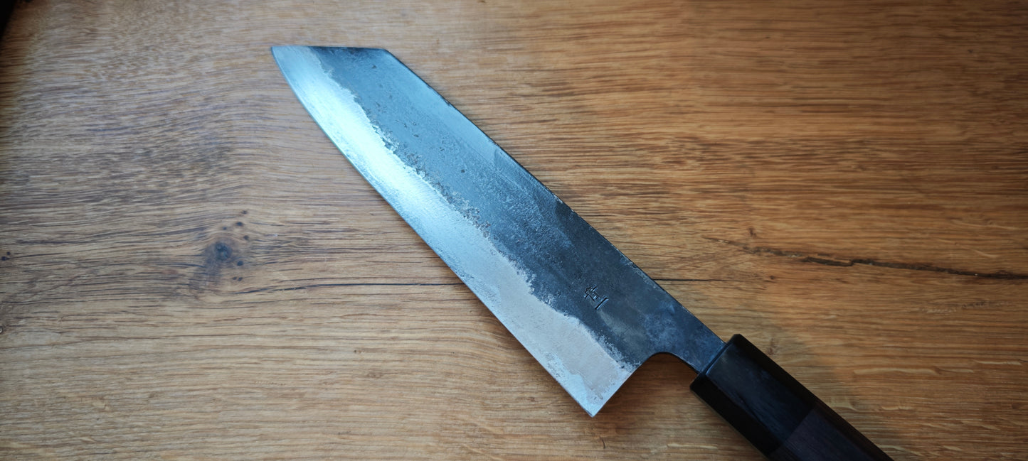 180mm Japanese Blue Steel No1 Santoku