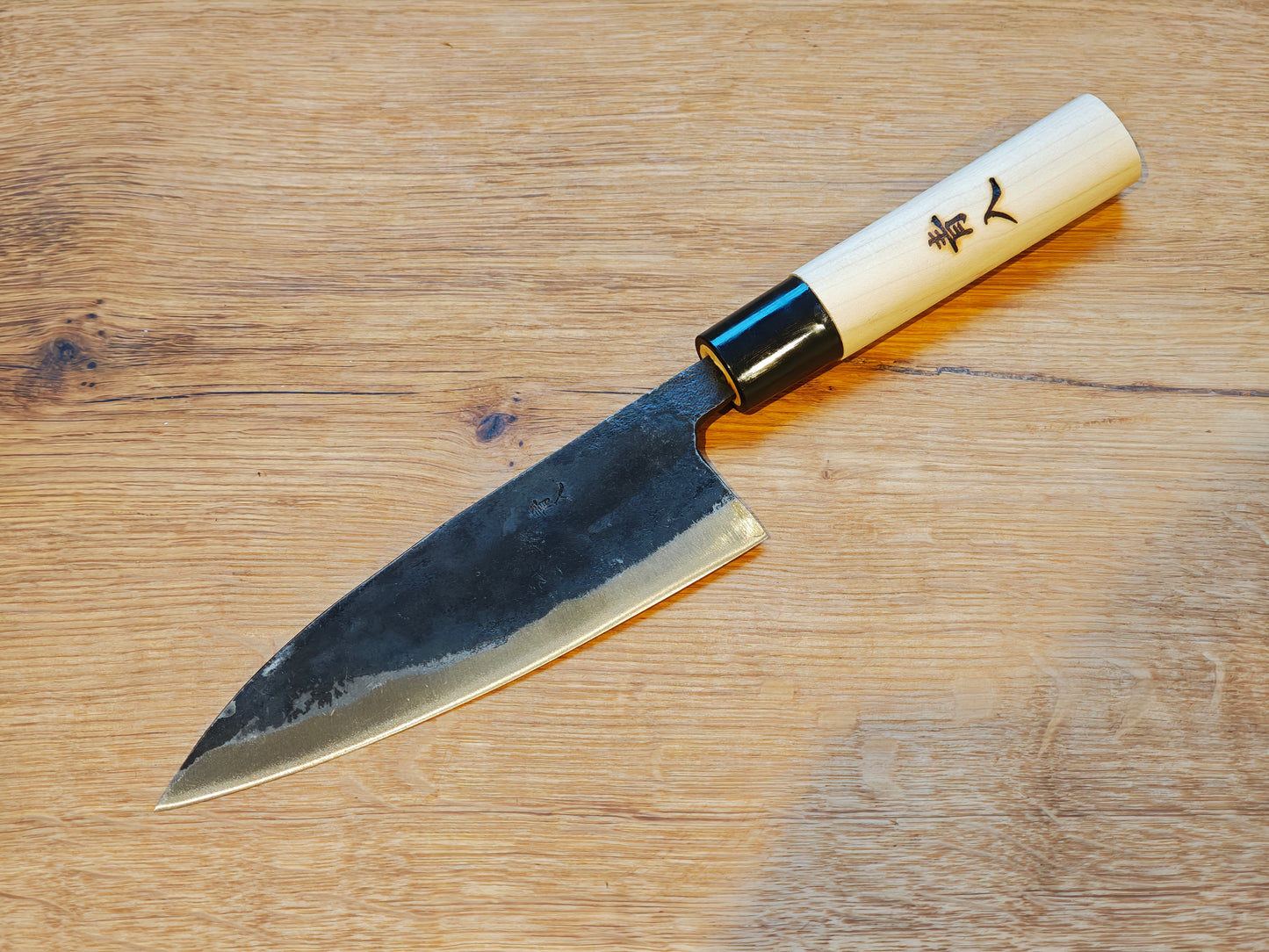 160mm Japanese Blue no2 steel Santoku