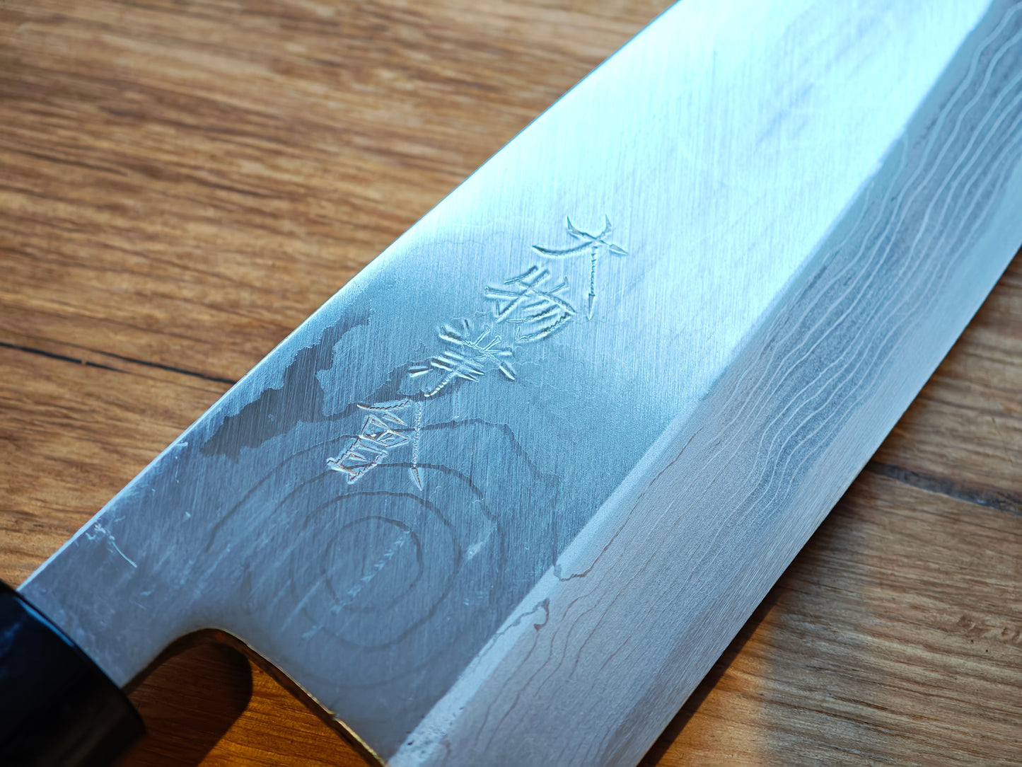 180mm Japanese Damascus white no2 steel Deba
