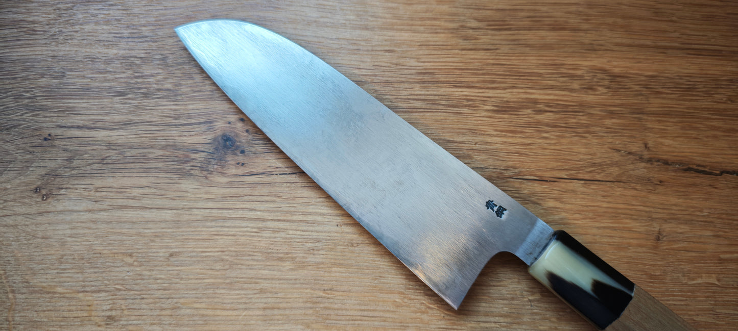 175mm Japanese Blue Steel Santoku
