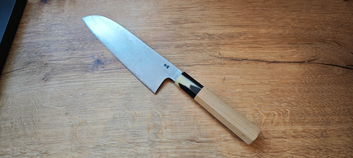 175mm Japanese Blue Steel Santoku
