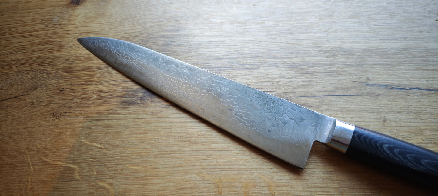 240mm Tamahagane SAN Kyoto 63 Layer-Damascus Japanese Gyuto Knife