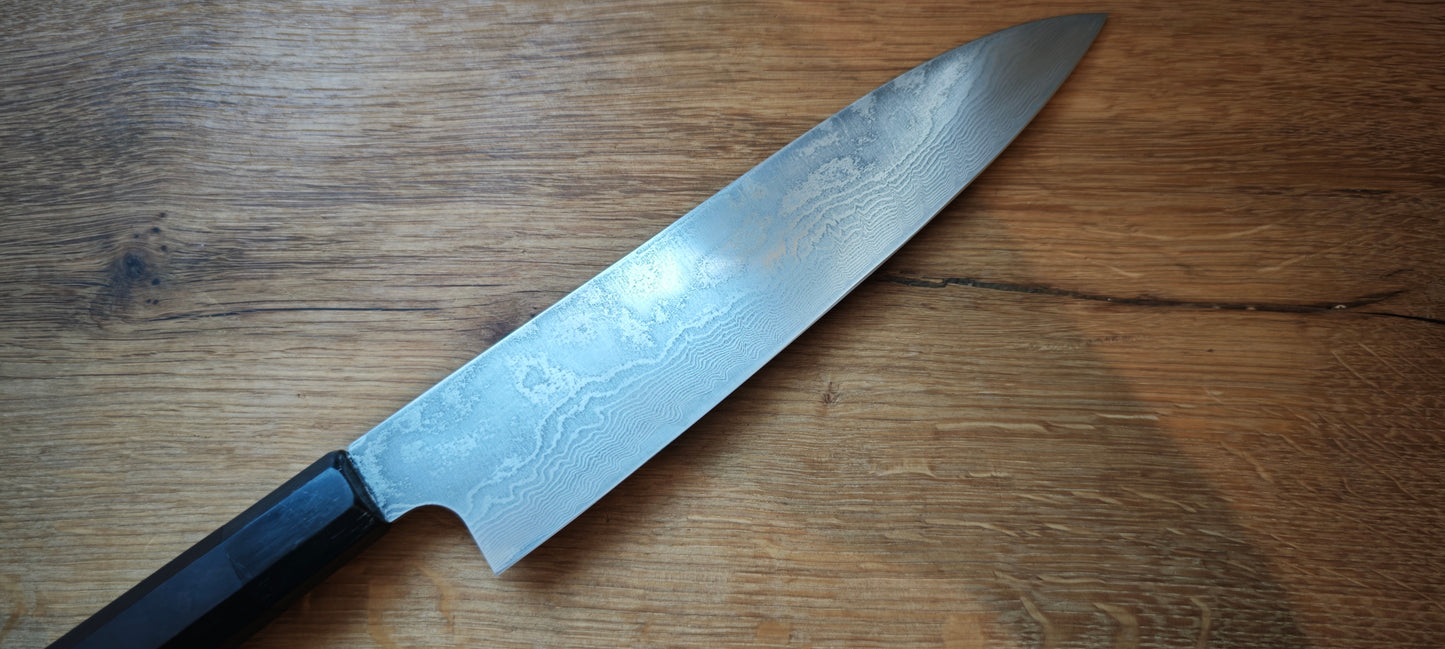 215mm Takeshi Saji SG-2 Damascus Japanese Gyuto | Chef Knife