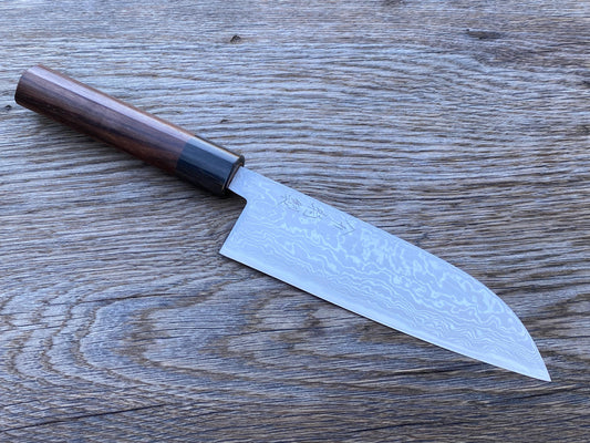 170mm Japanese Blue no2 steel Santoku