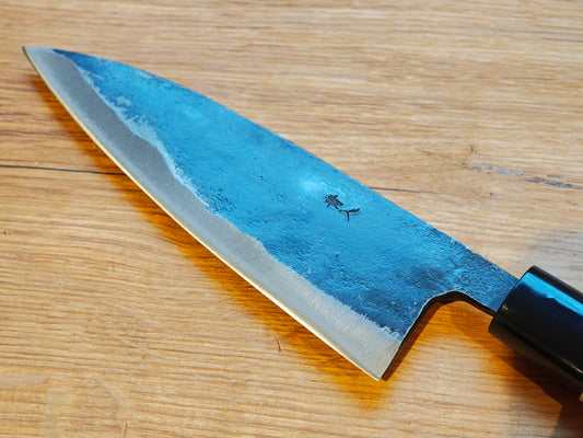 160mm Japanese Blue no2 steel Santoku