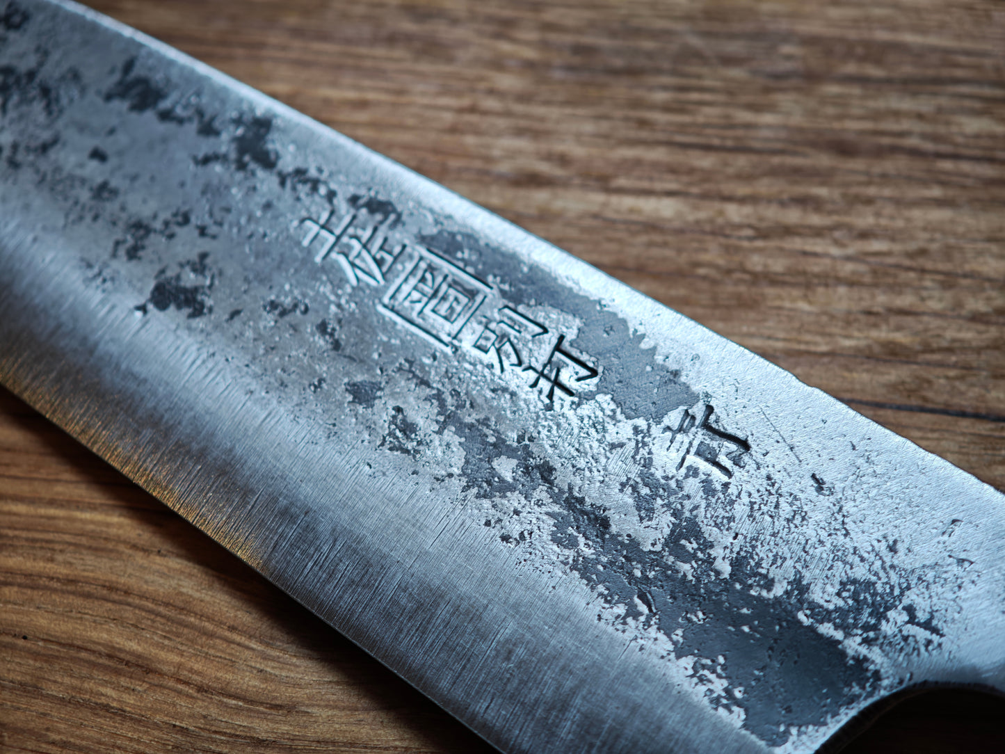 140mm Japanese Blue no2 Steel Mini Santoku