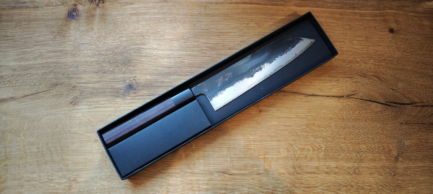 180mm Japanese Blue Steel No1 Santoku
