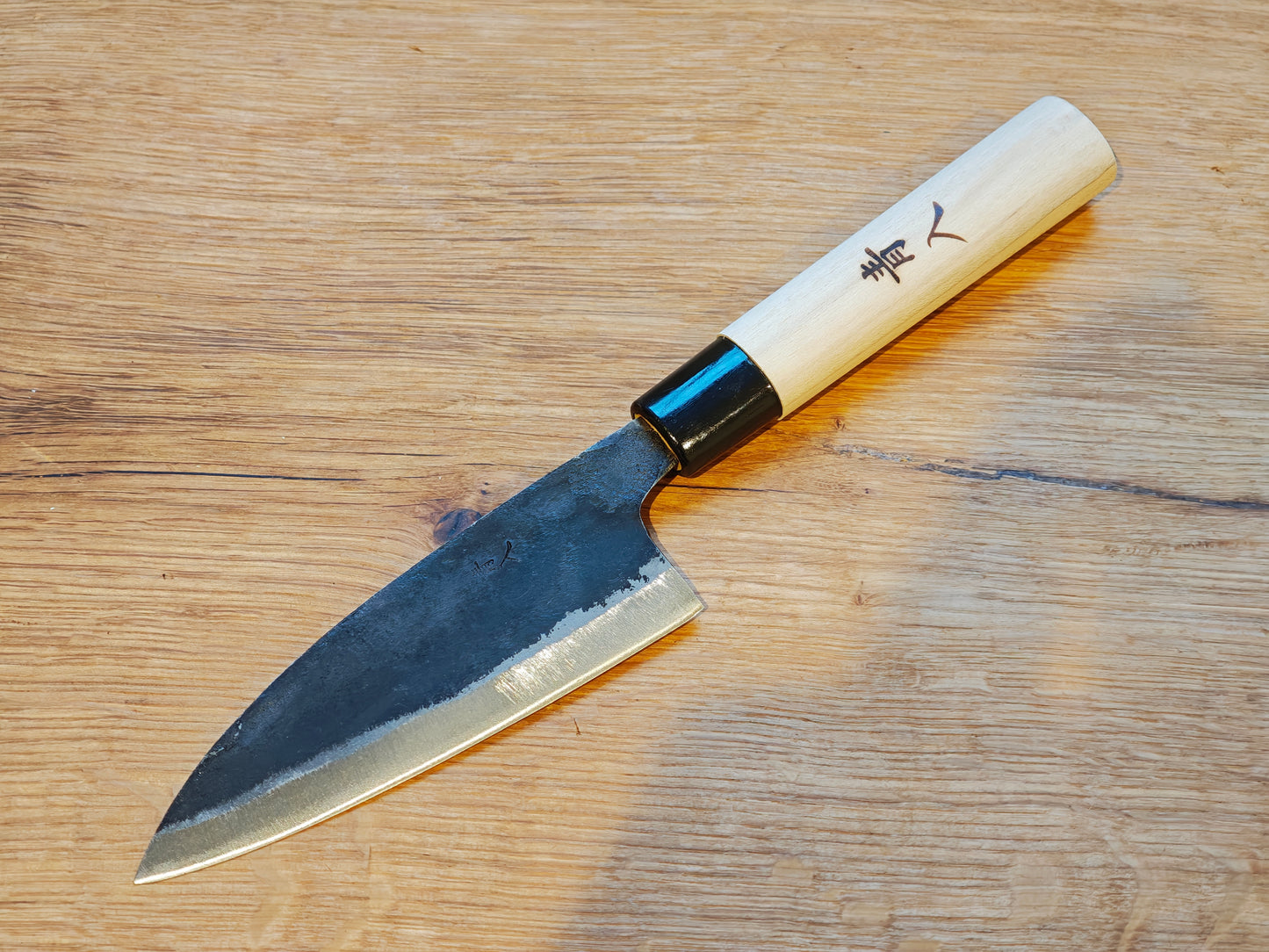 120mm Japanese Blue no2 steel Mini Santoku